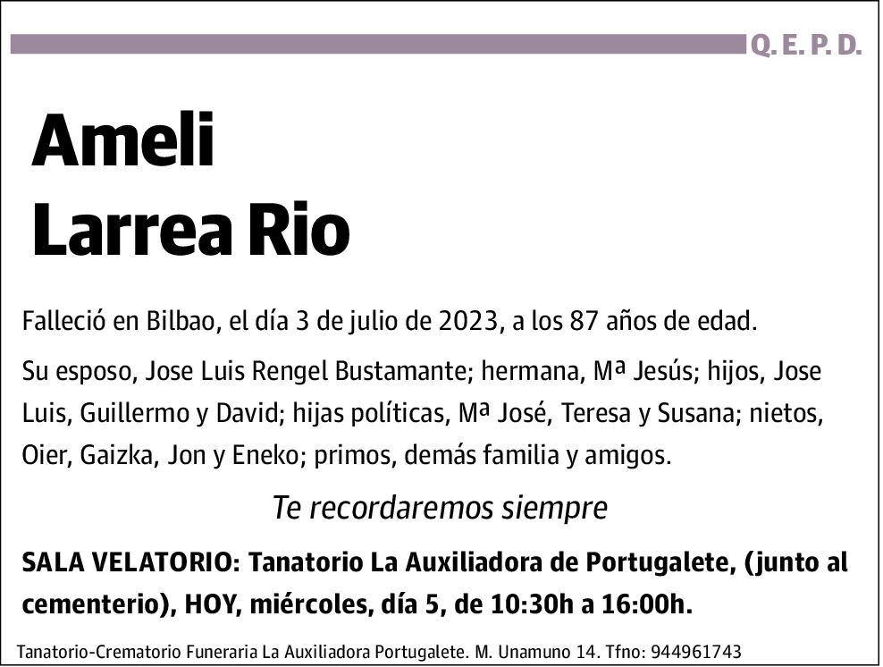 Ameli Larrea Rio