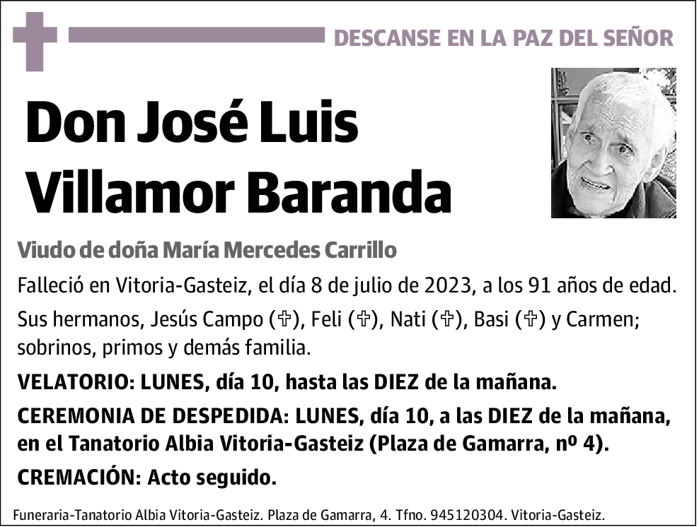 José Luis Villamor Baranda