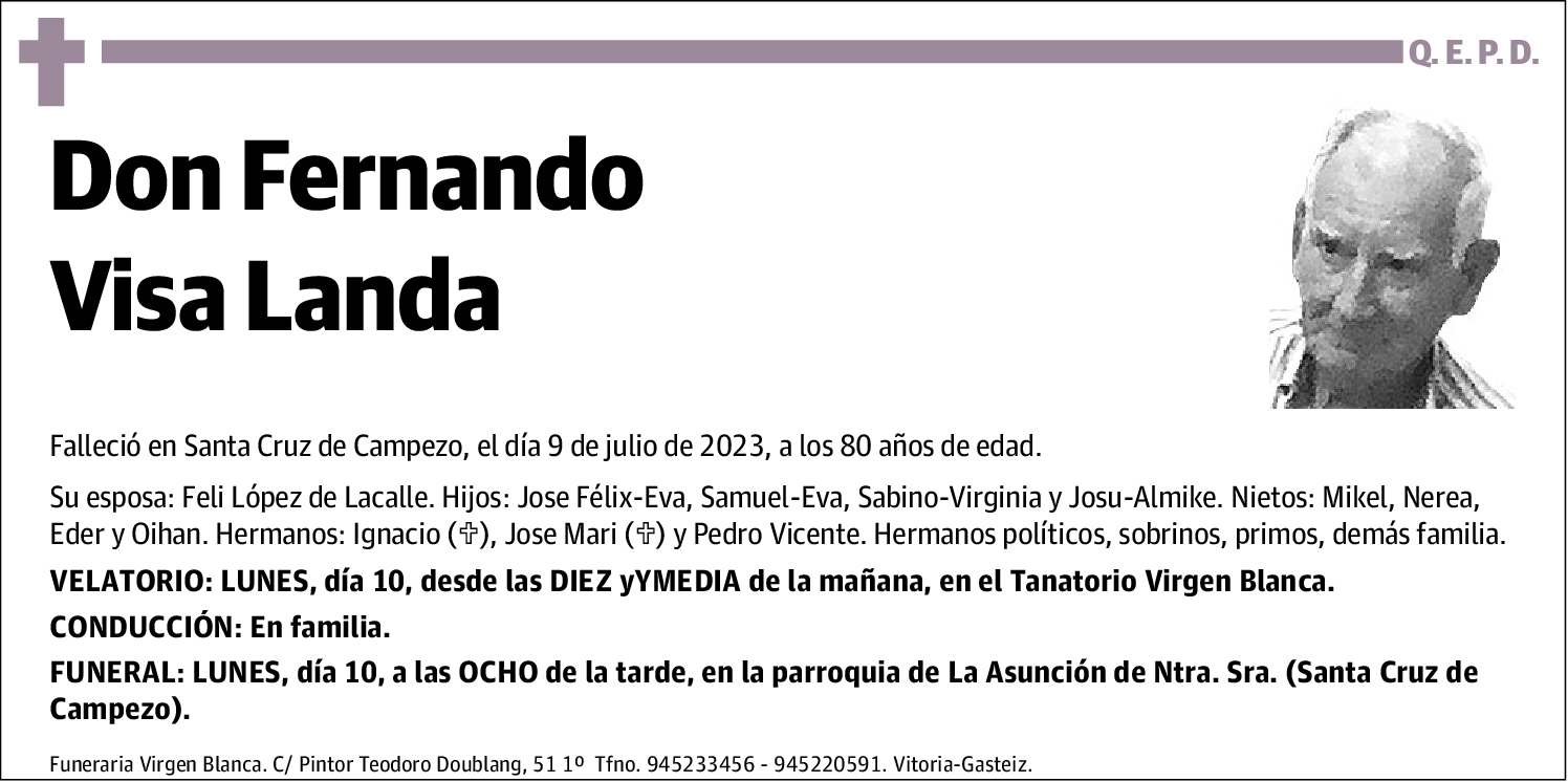 Fernando Visa Landa
