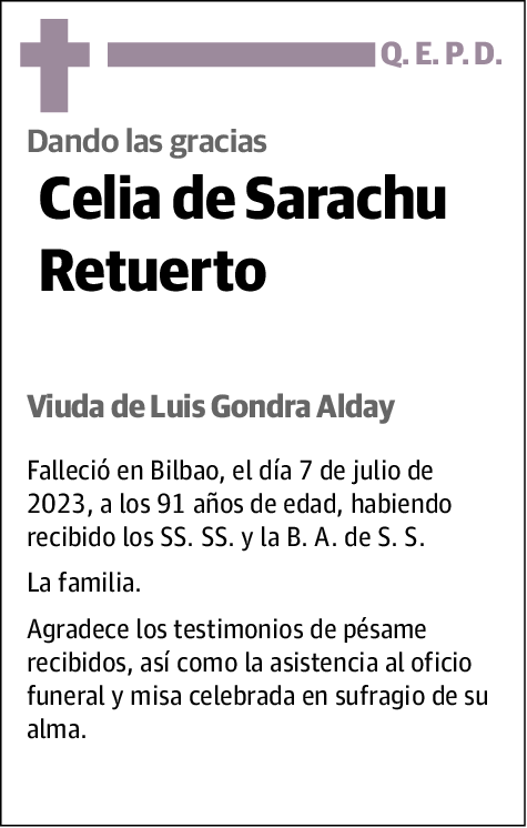 Celia de Sarachu Retuerto