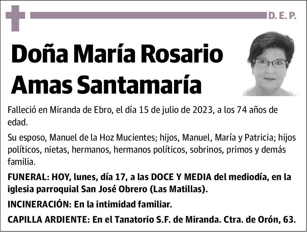 María Rosario Amas Santamaría