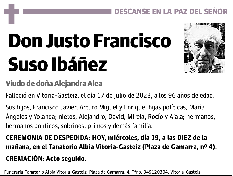 Justo Francisco Suso Ibáñez