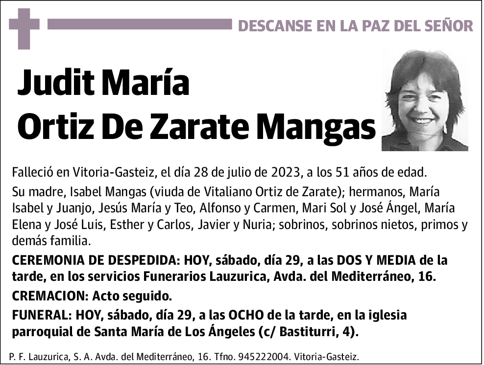 Judit Maria Ortiz De Zarate Mangas