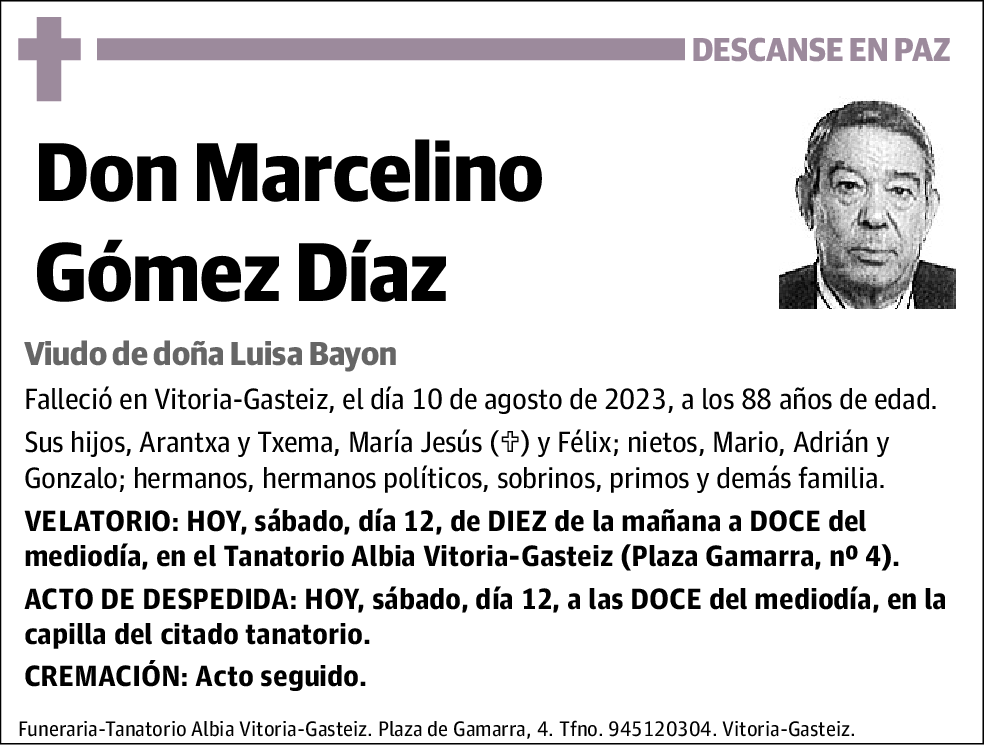 Marcelino Gómez Diaz