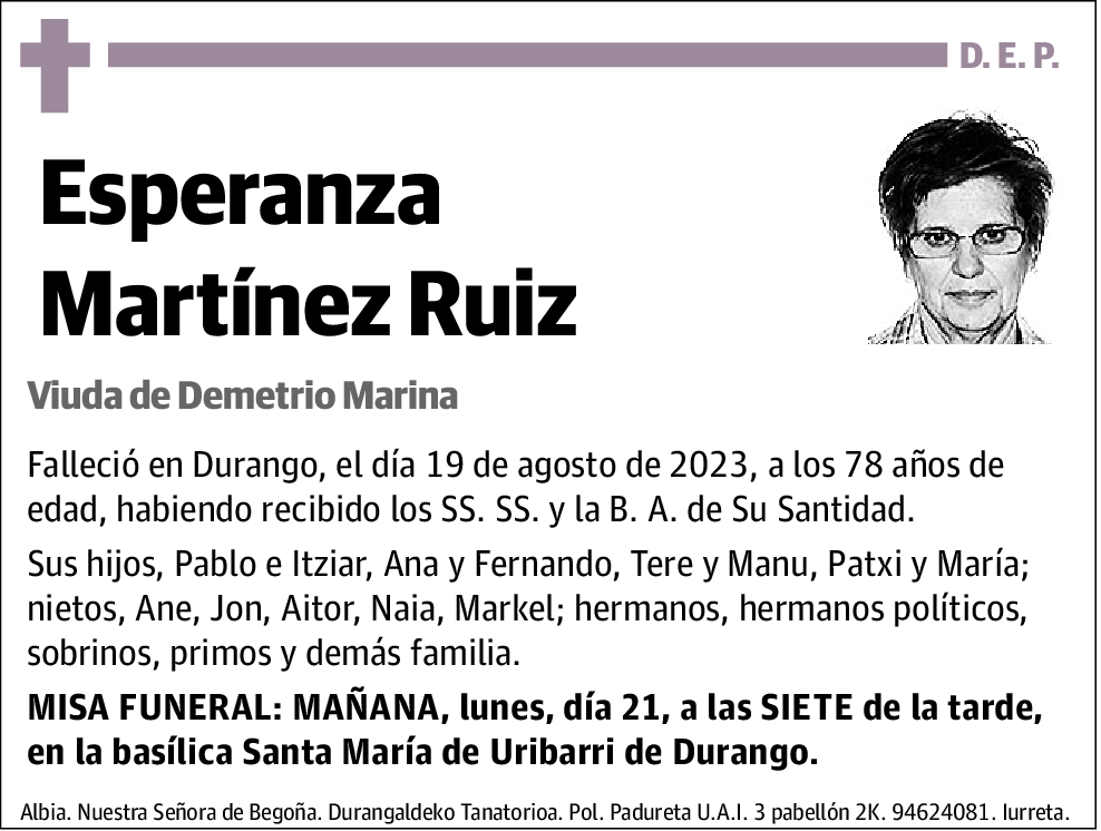 Esperanza Martínez Ruiz