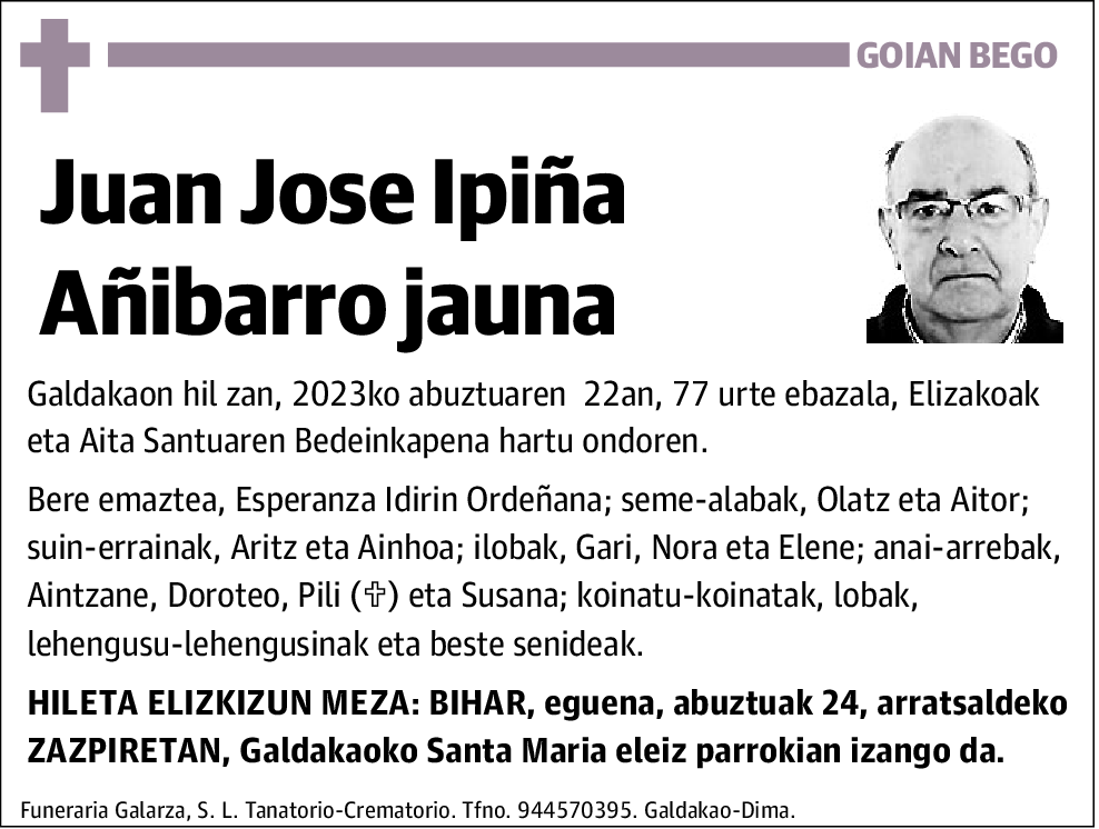 Juan José Ipiña Añibarro