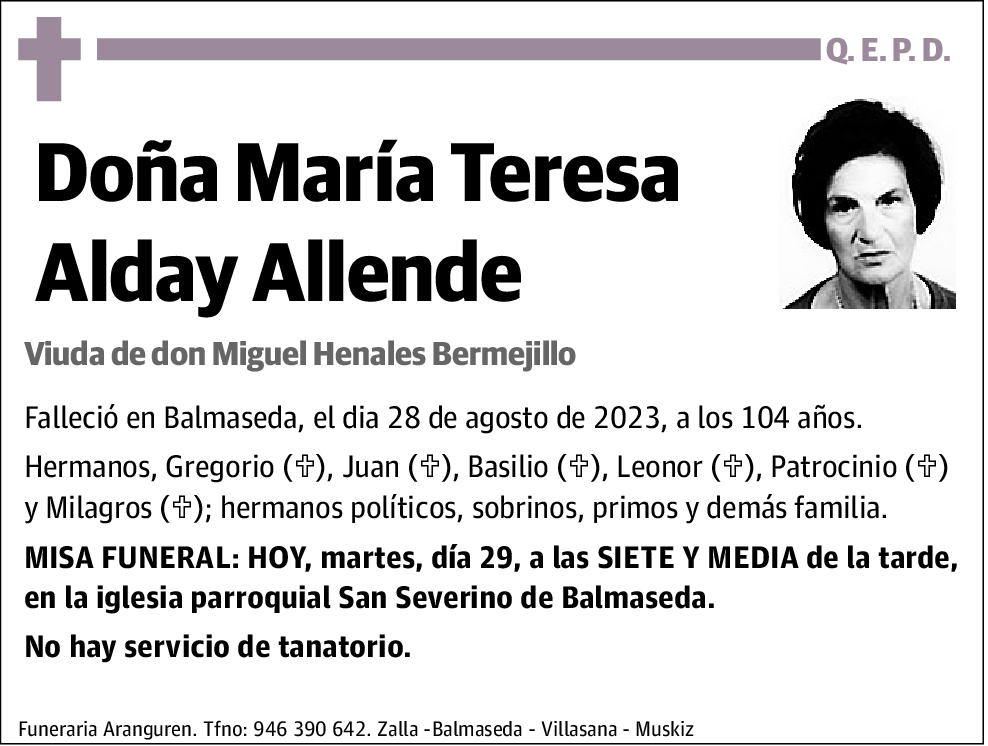 María Teresa Alday Allende