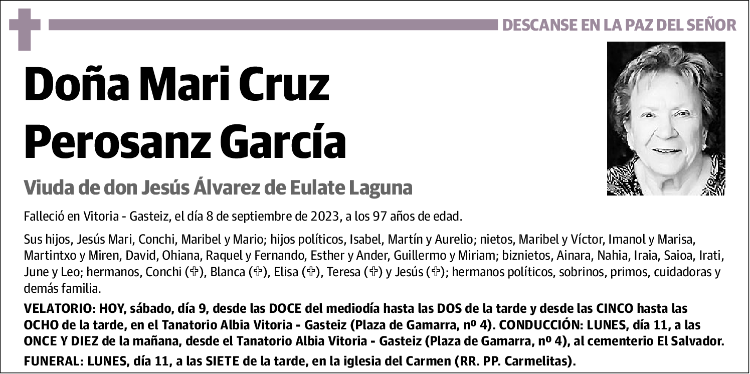 Mari Cruz Perosanz García