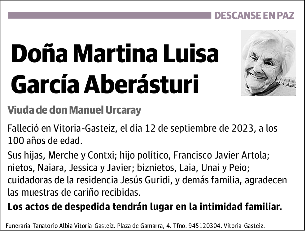 Martina Luisa García Aberásturi