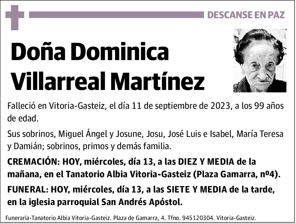 Dominica Villarreal Martínez