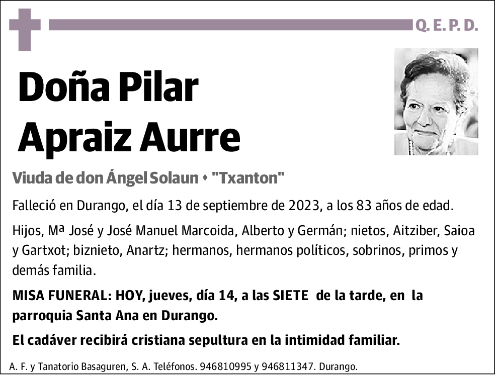Pilar Apraiz Aurre