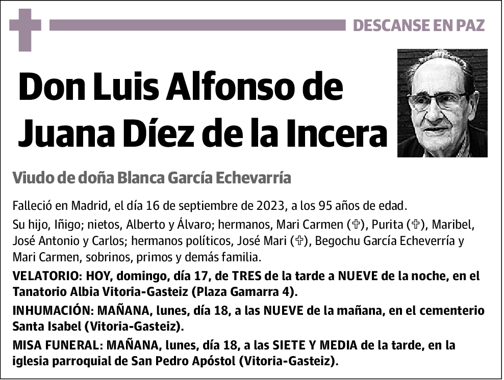 Luis Alfonso de Juana Díez de la Incera