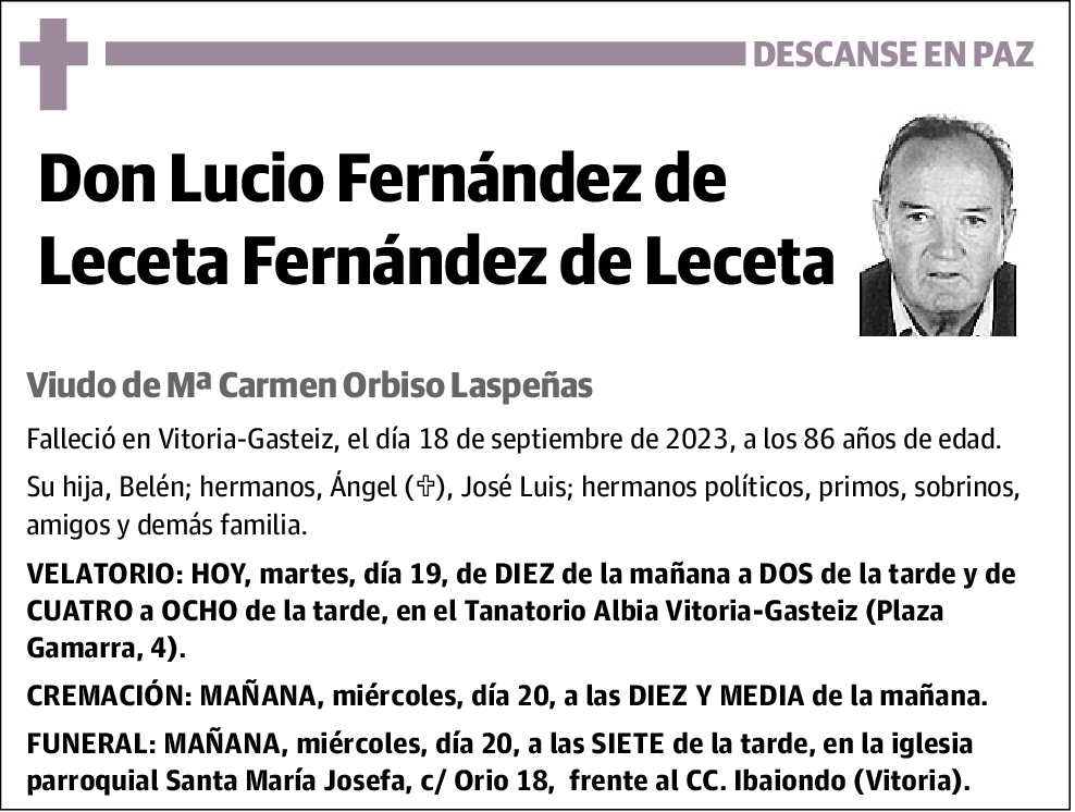 Lucio Fernández de Leceta Fernández de Leceta