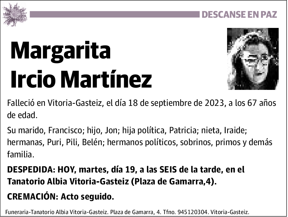 Margarita Ircio Martínez