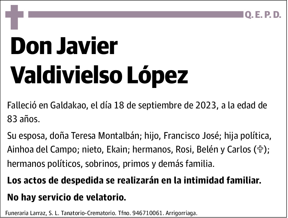 Javier Valdivielso López