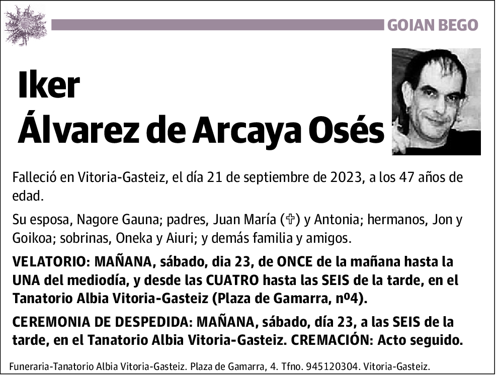 Iker Álvarez de Arcaya Osés
