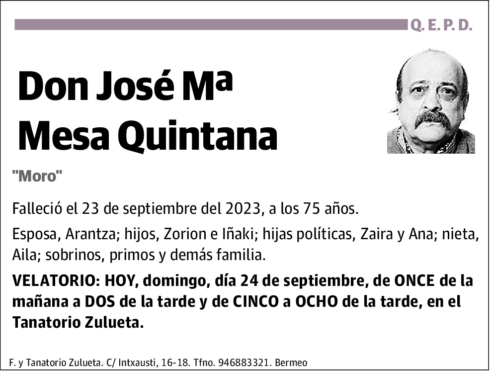 José Mª Mesa Quintana