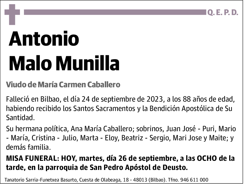 Antonio Malo Munilla