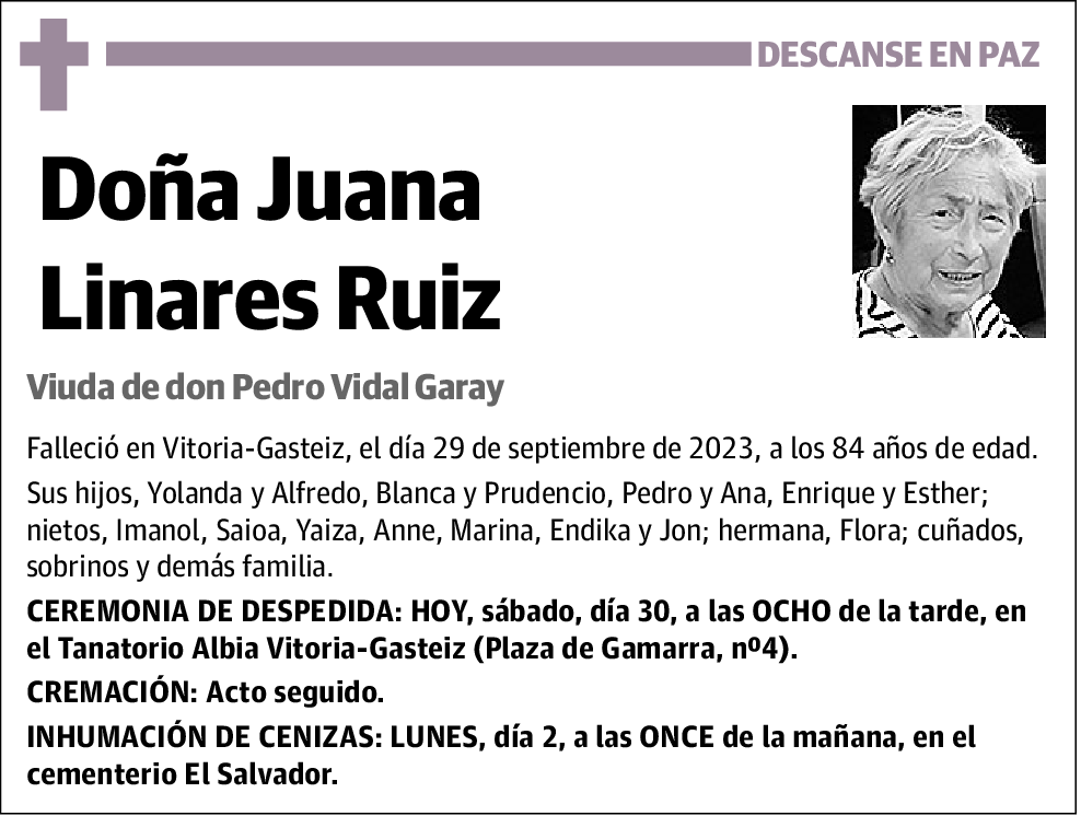 Juana Linares Ruiz