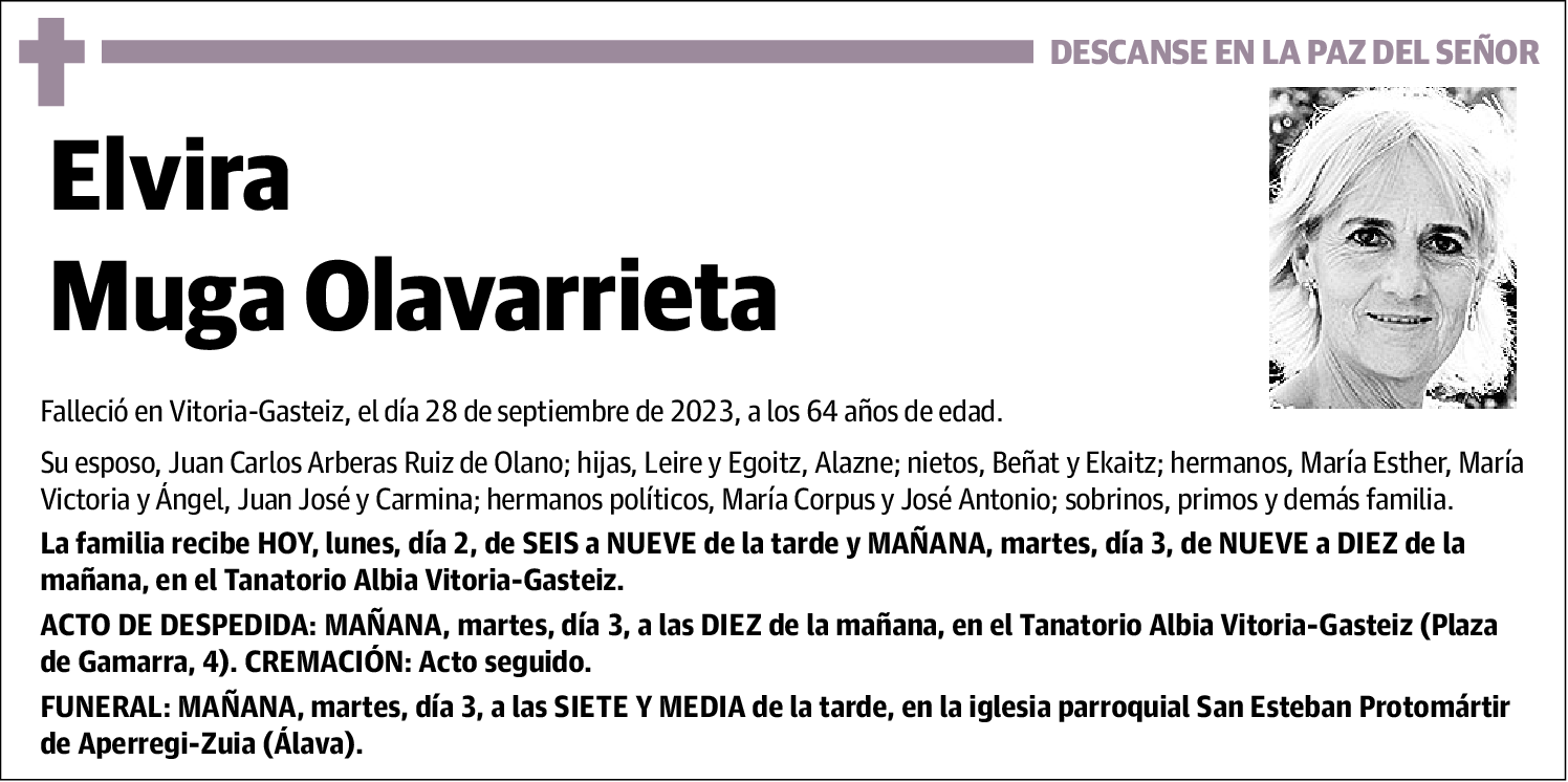 Elvira Muga Olavarrieta