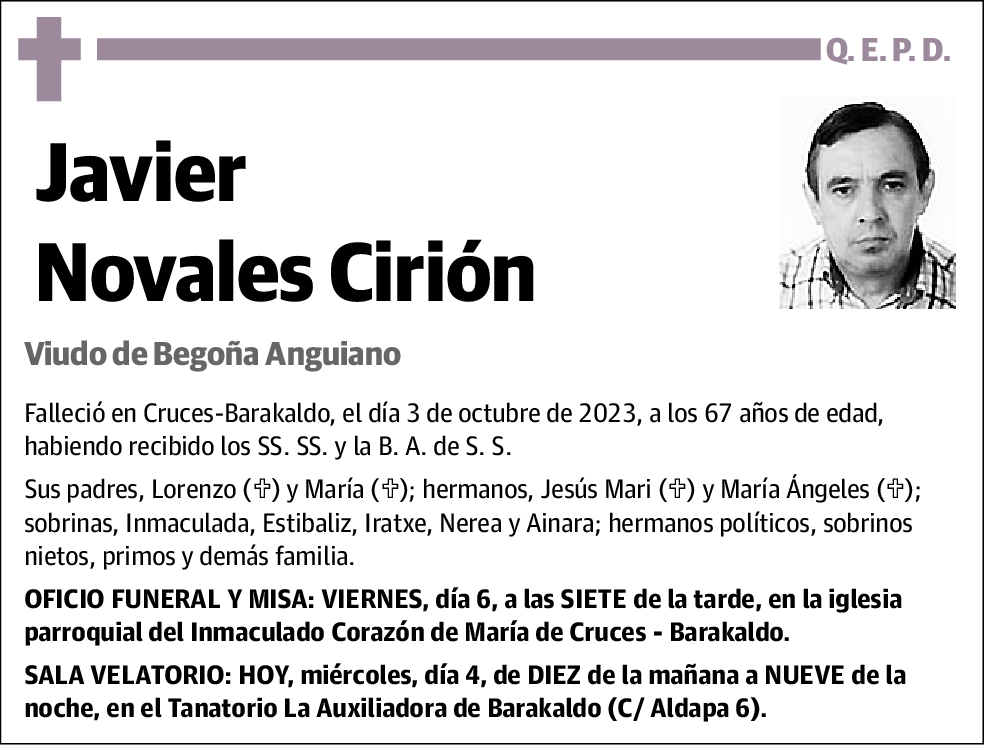 Javier Novales Cirión