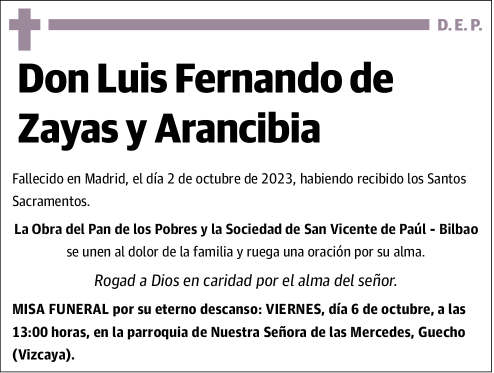 Luis Fernando Zayas Arancibia