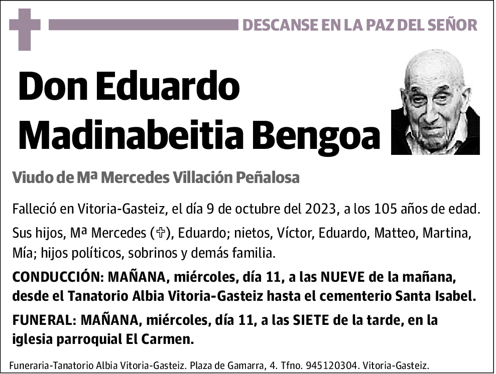 Eduardo Madinabeitia Bengoa