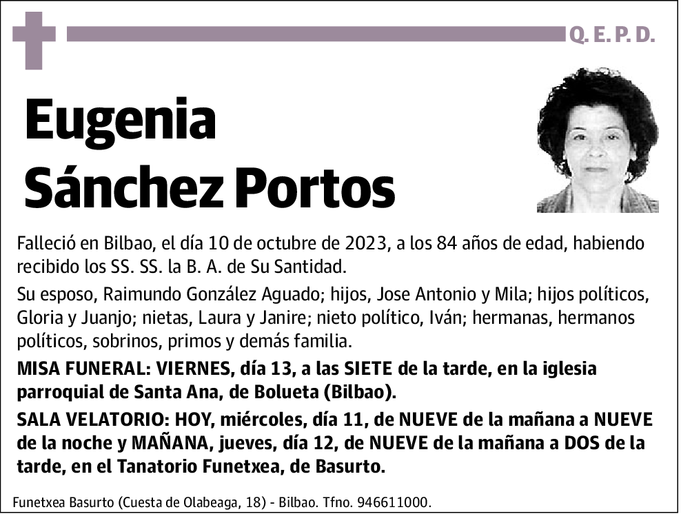 Eugenia Sánchez Portos
