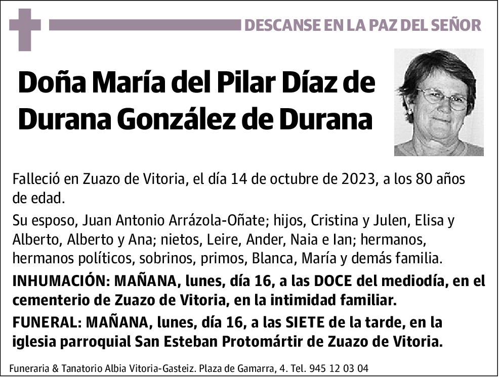 María del Pilar Díaz de Durana González de Durana
