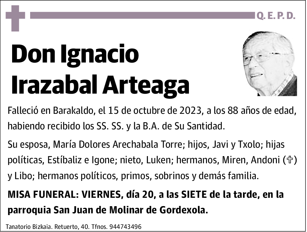 Ignacio Irazabal Arteaga