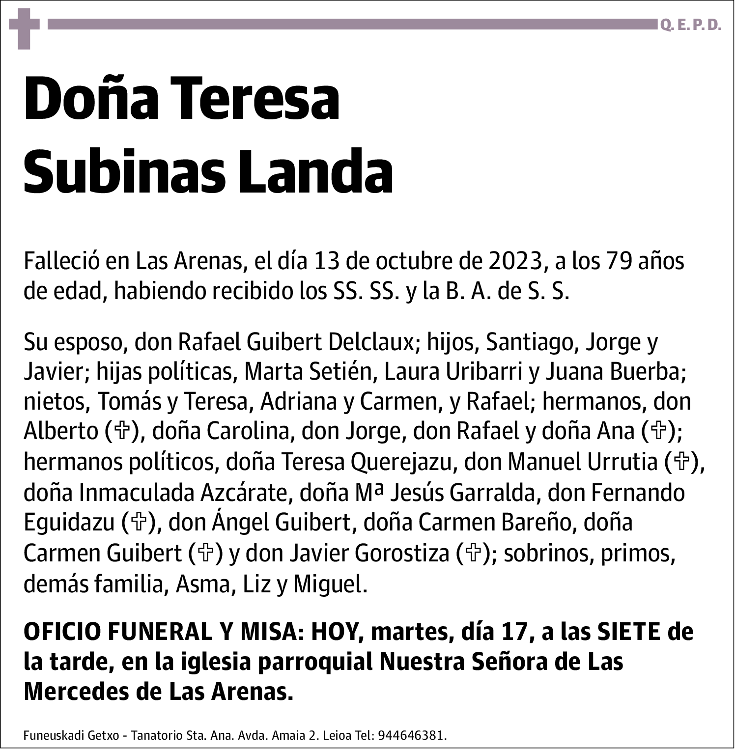 Teresa Subinas Landa