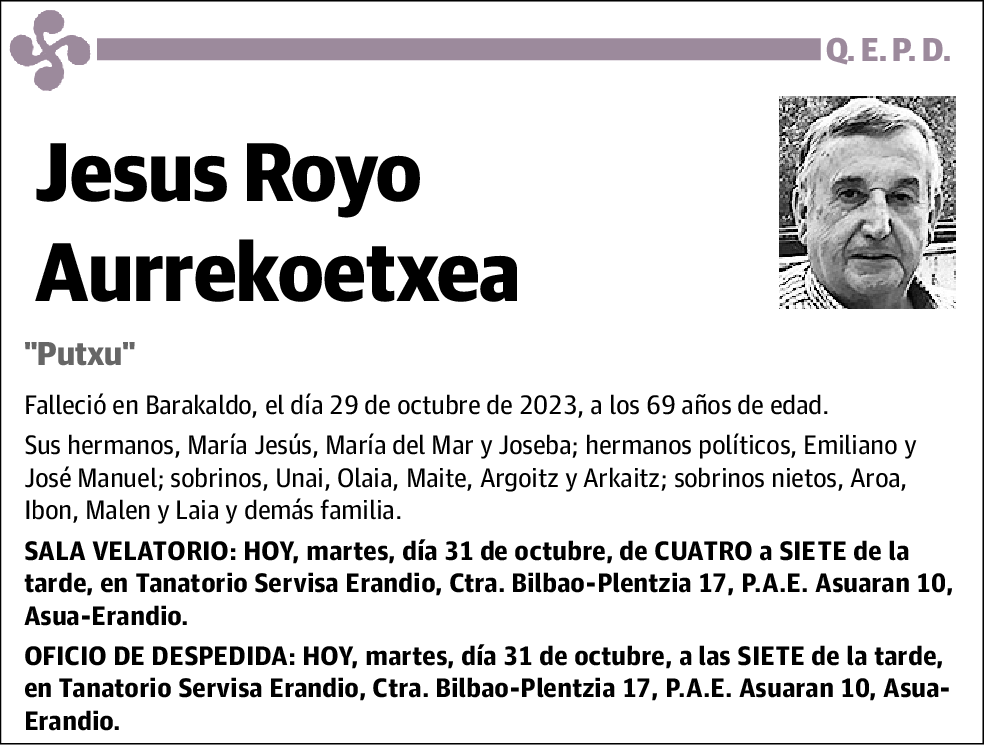 Jesus Royo Aurrekoetxea
