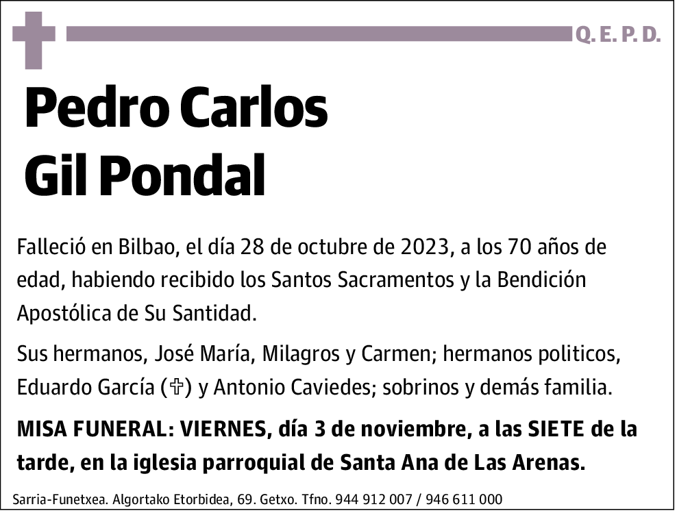 Pedro Carlos Gil Pondal