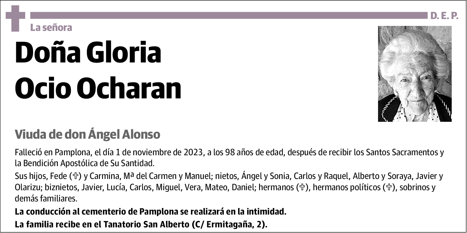 Gloria Ocio Ocharan