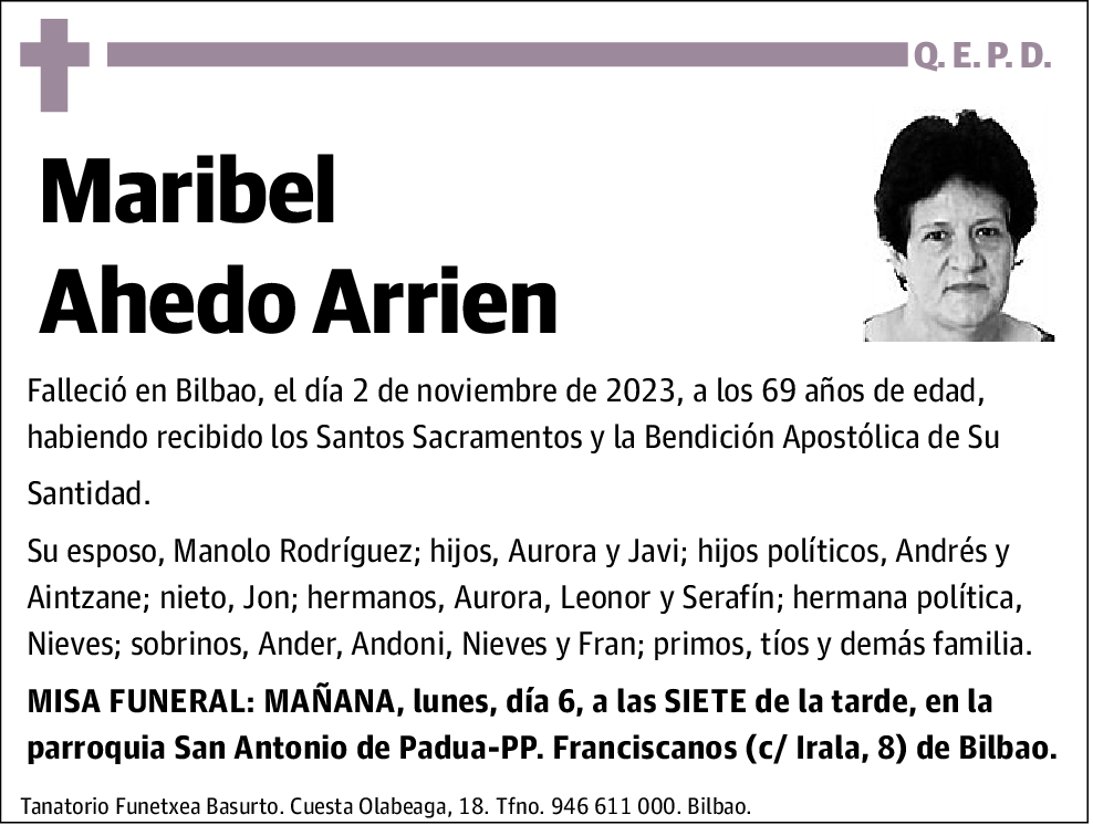 Maribel Ahedo Arrien