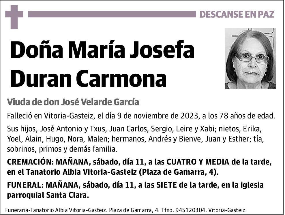 María Josefa Durán Carmona