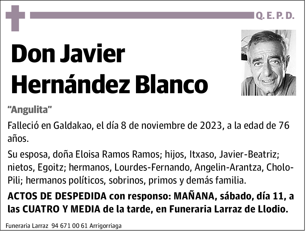 Javier Hernández Blanco