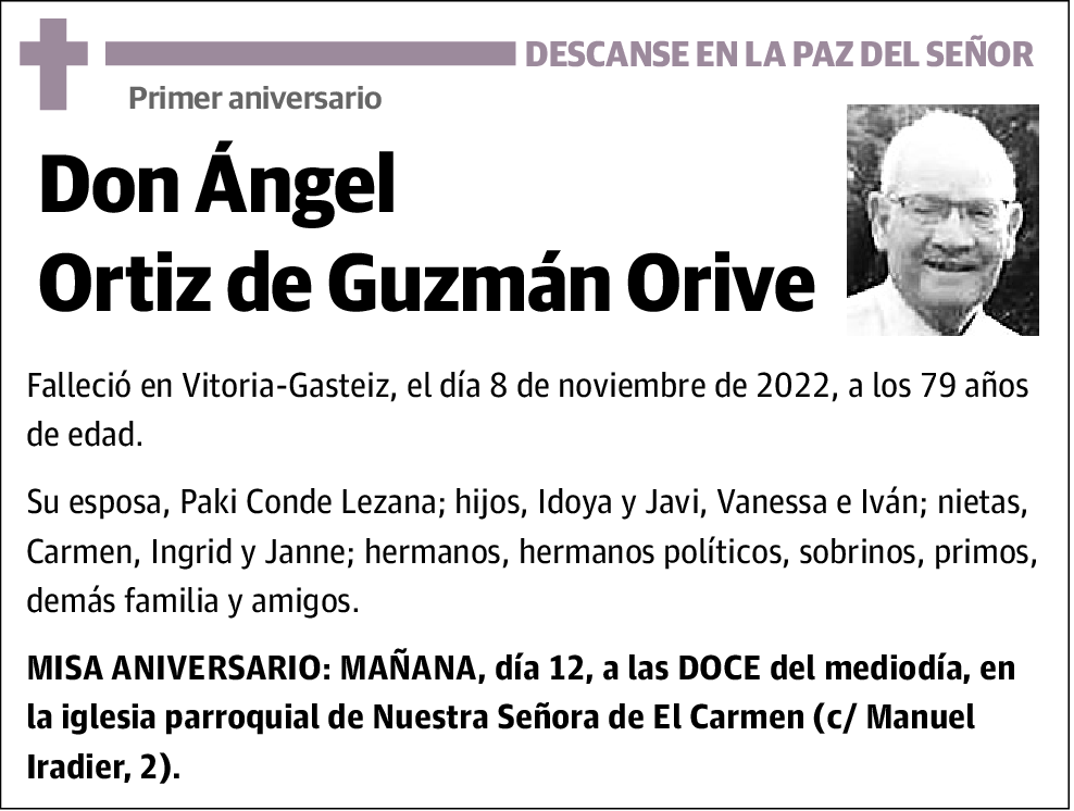 Angel Ortiz de Guzmán Orive