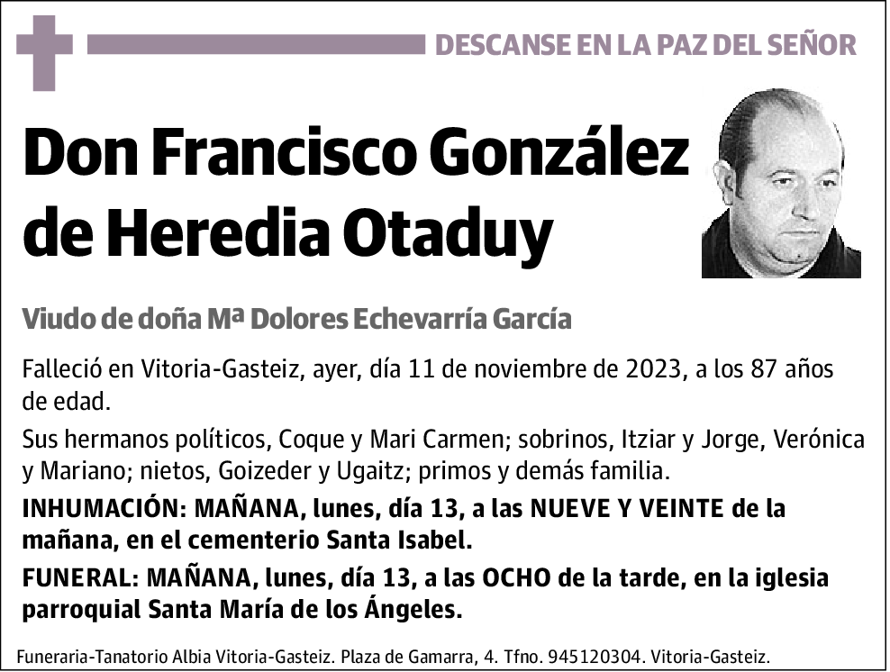 Francisco González de Heredia Otaduy
