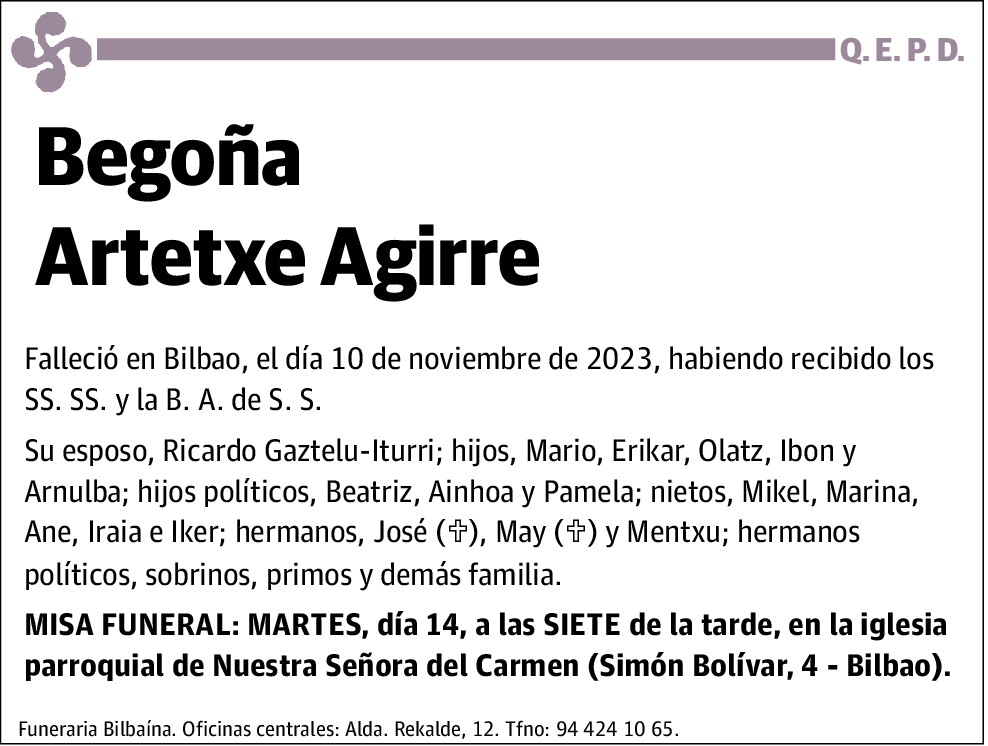 Begoña Artetxe Agirre