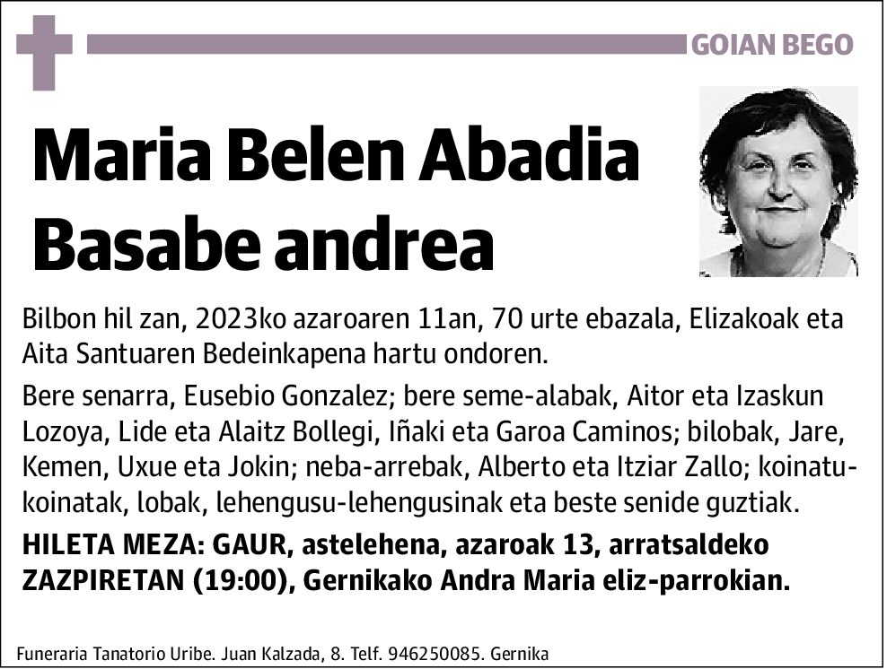 Maria Belen Abadia Basabe