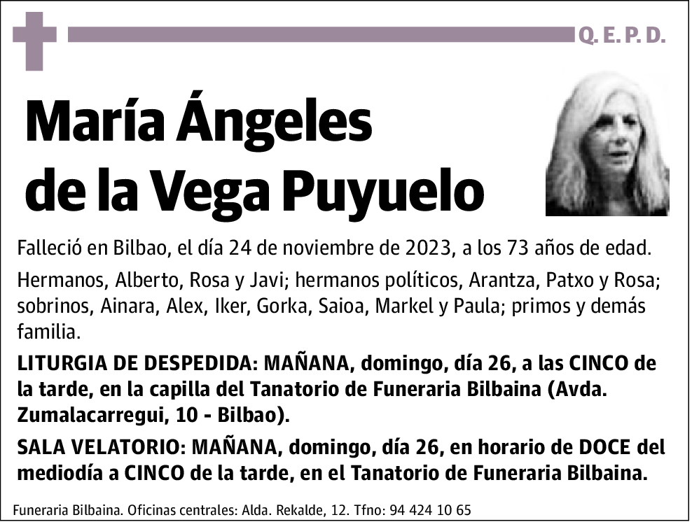 María Ángeles de la Vega Puyuelo