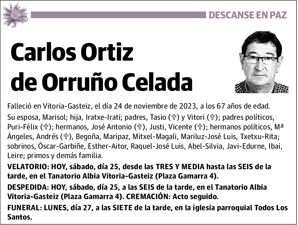 Carlos Ortiz de Orruño Celada