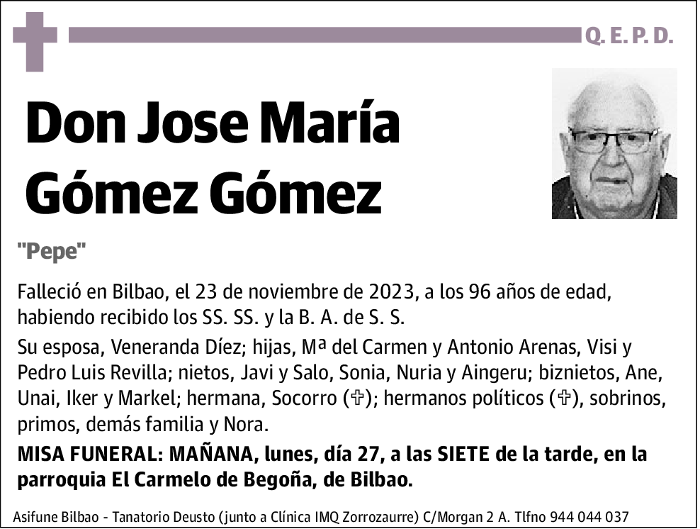 Jose María Gómez Gómez
