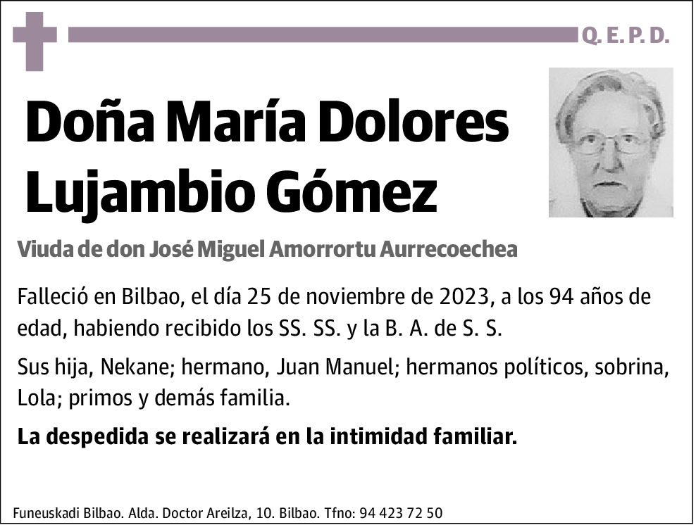María Dolores Lujambio Gómez