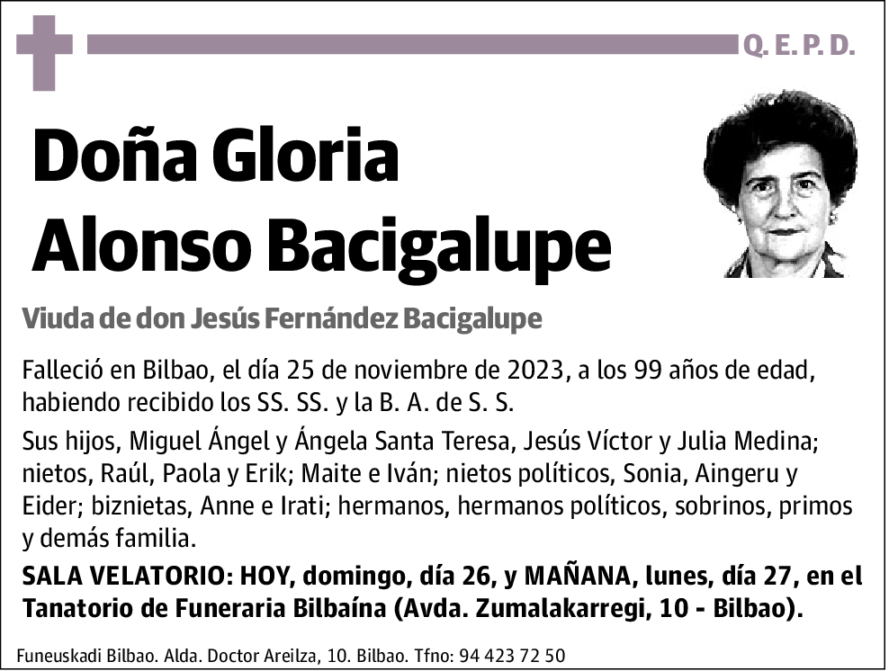 Gloria Alonso Bacigalupe