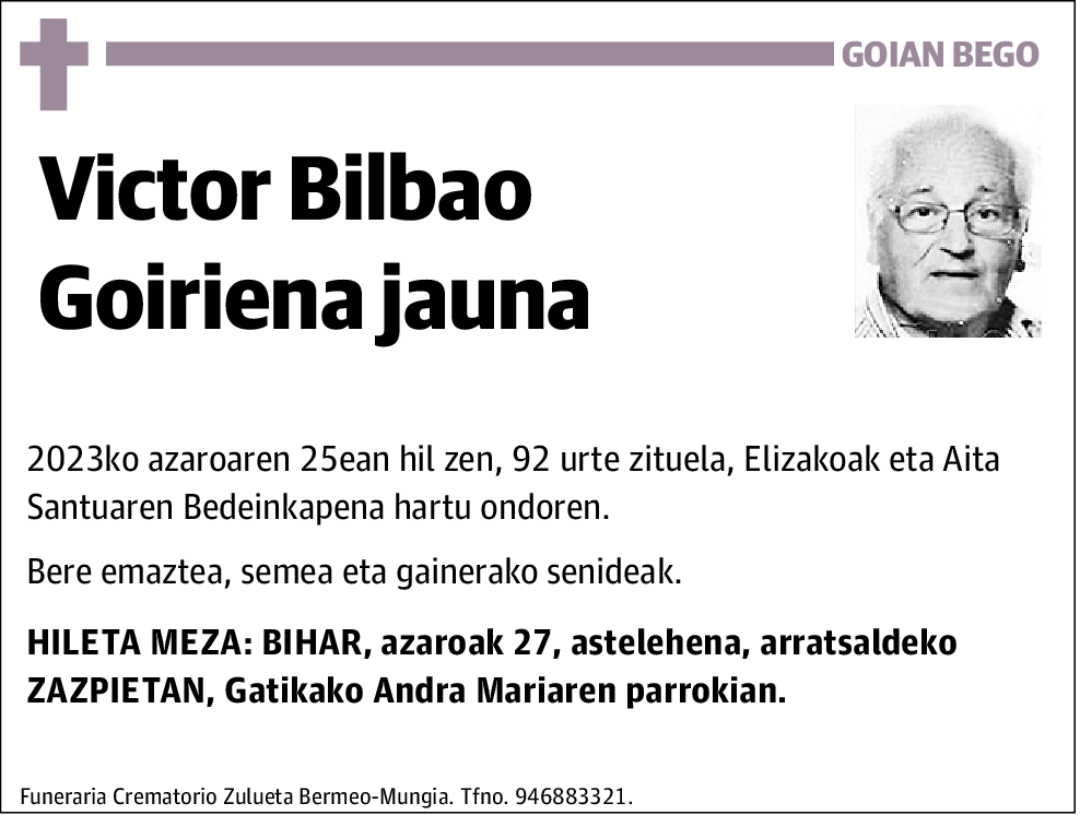 Victor Bilbao Goiriena