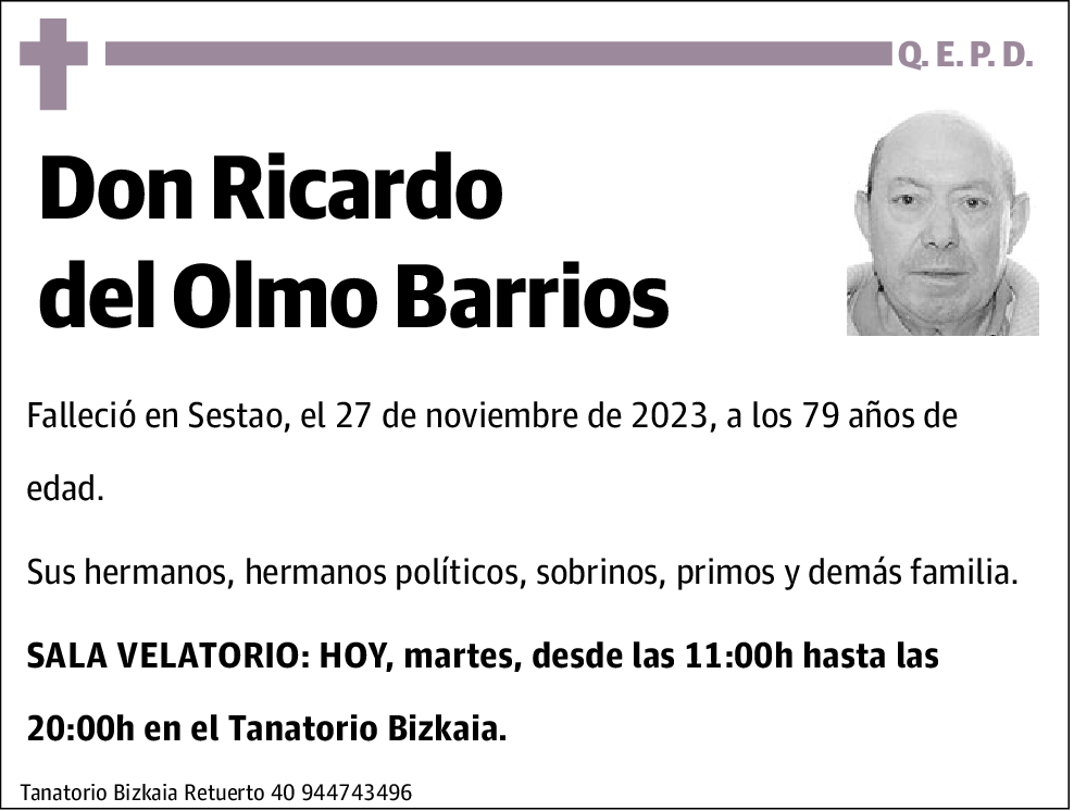 Ricardo del Olmo Barrios