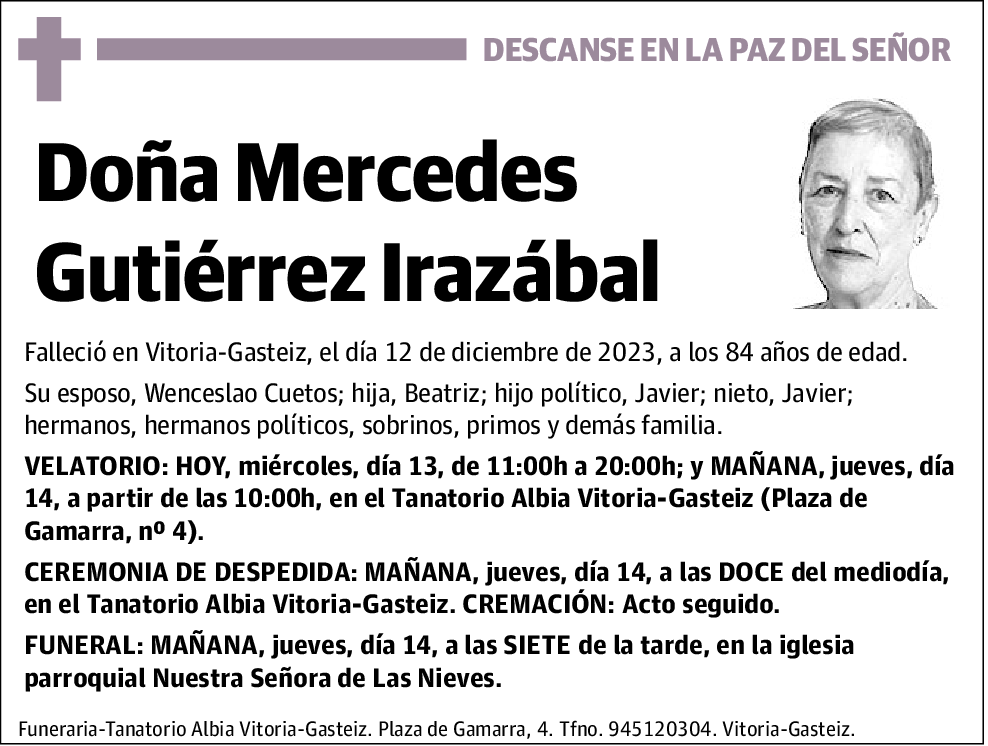 Mercedes Gutiérrez Irazábal