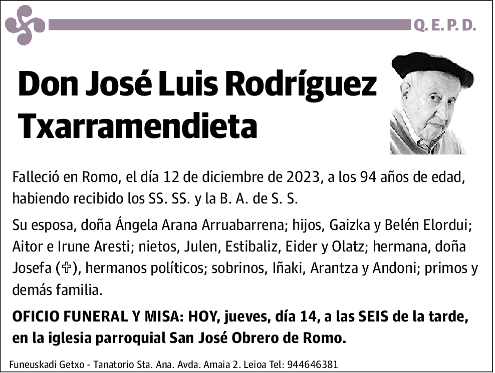 Jose Luis Rodríguez Txarramendieta